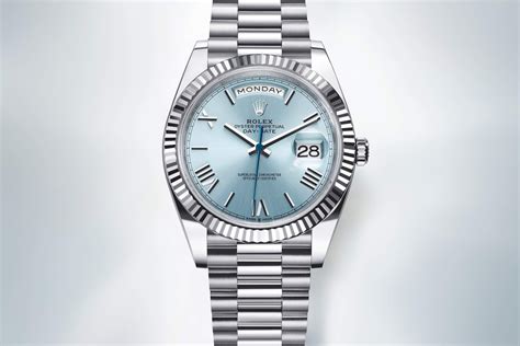 rolex day-date 40 platinum mens|Rolex Day-Date platinum price.